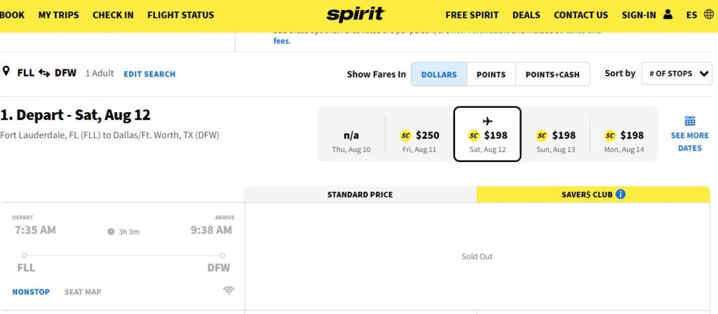 spirit airlines low fare calender.JPG 1